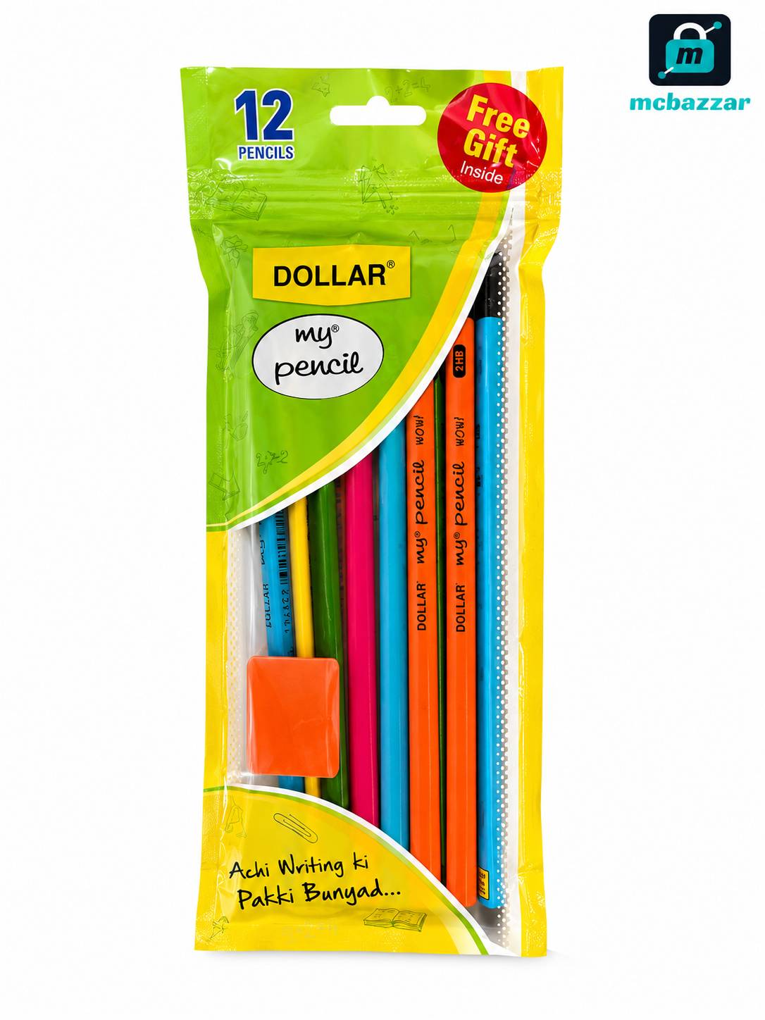 Dollar My Pencil PT222 Pouch Packing with gift inside