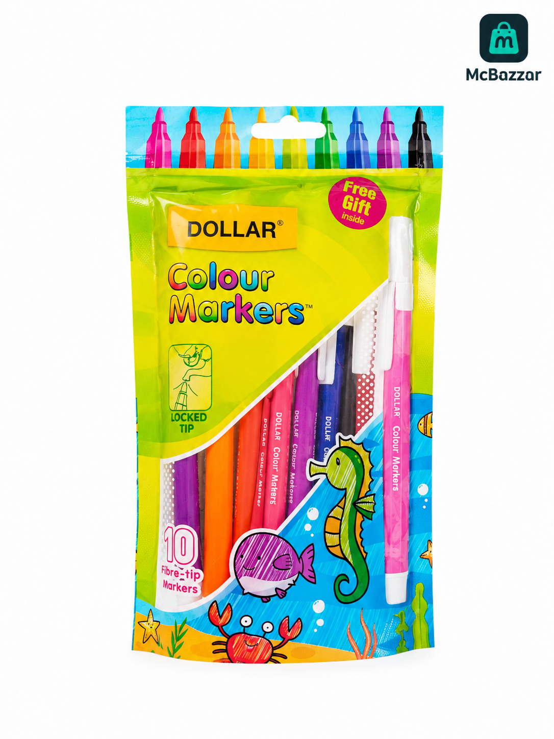 Dollar Colour Marker Pouch with gift inside