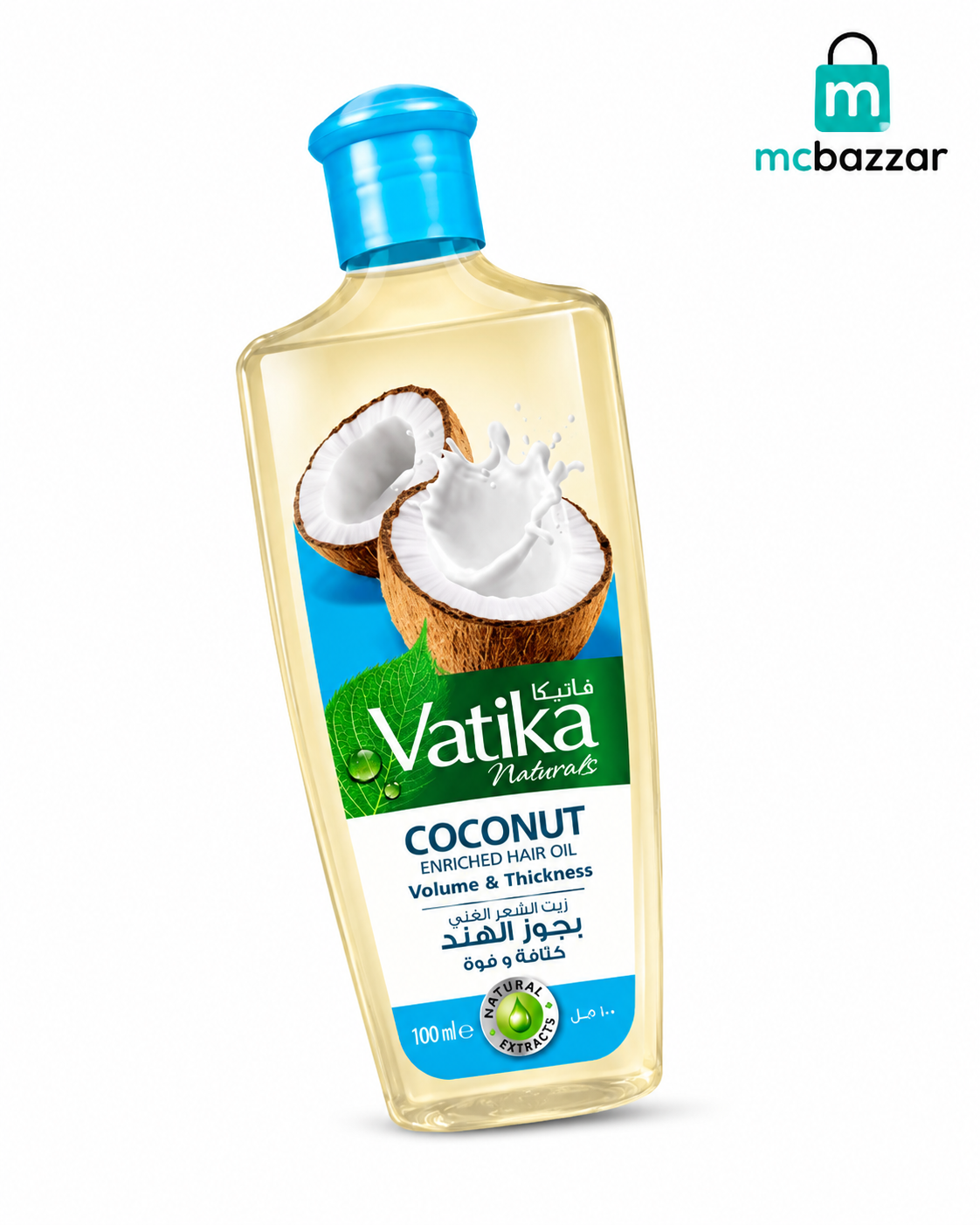 Vatika Naturals Coconut Enriched Hair Oil 100ml