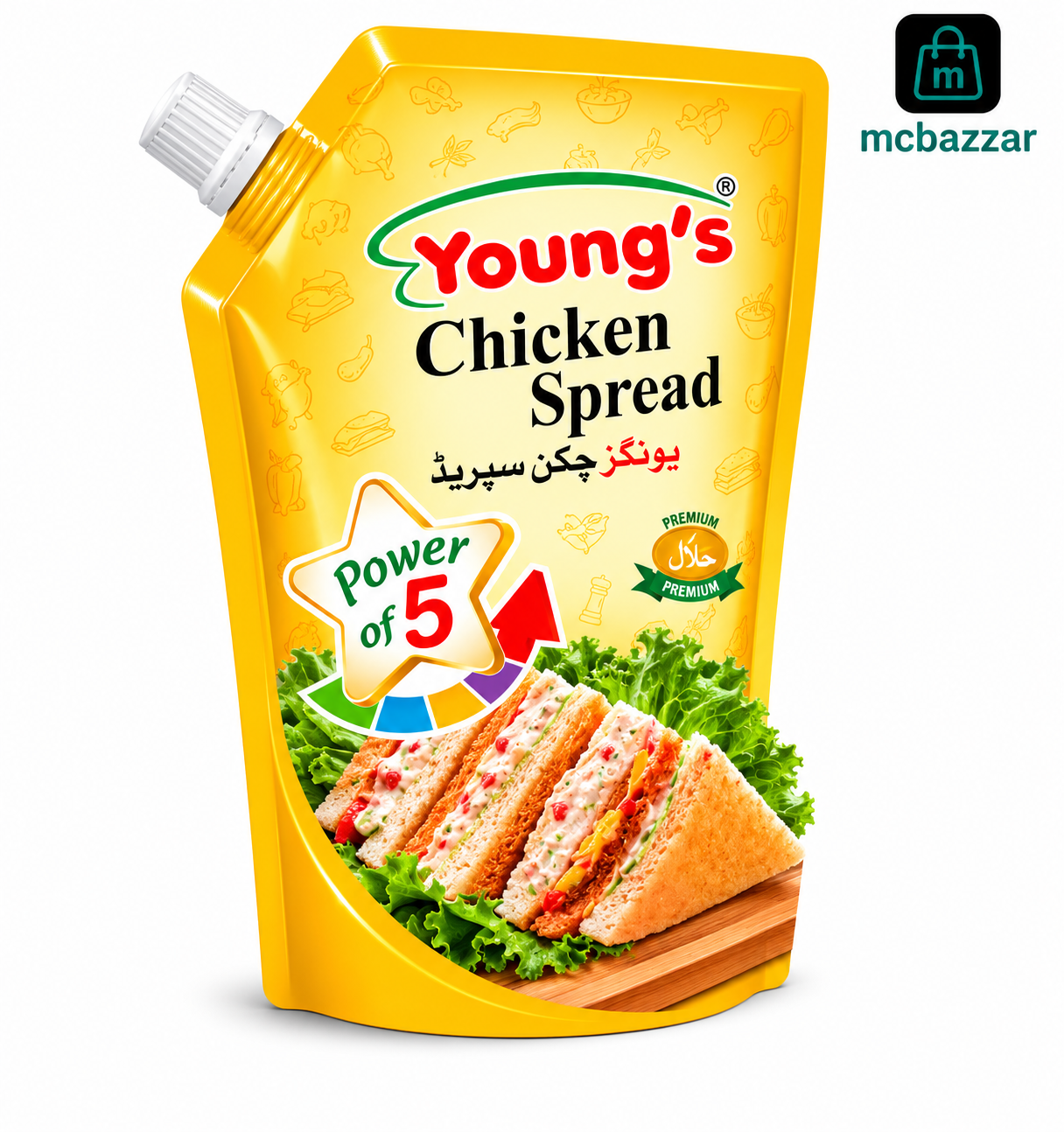 Youngs Chicken Spread 200ml Packing