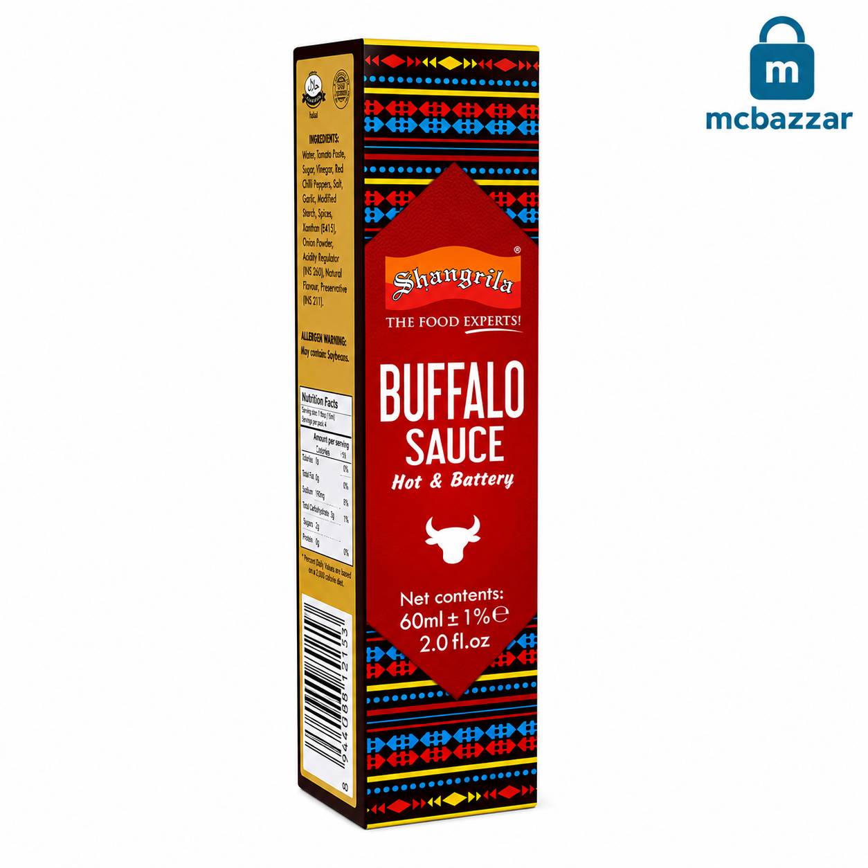 Shangrila Buffalo Sauce Hot & Buttery 60ml