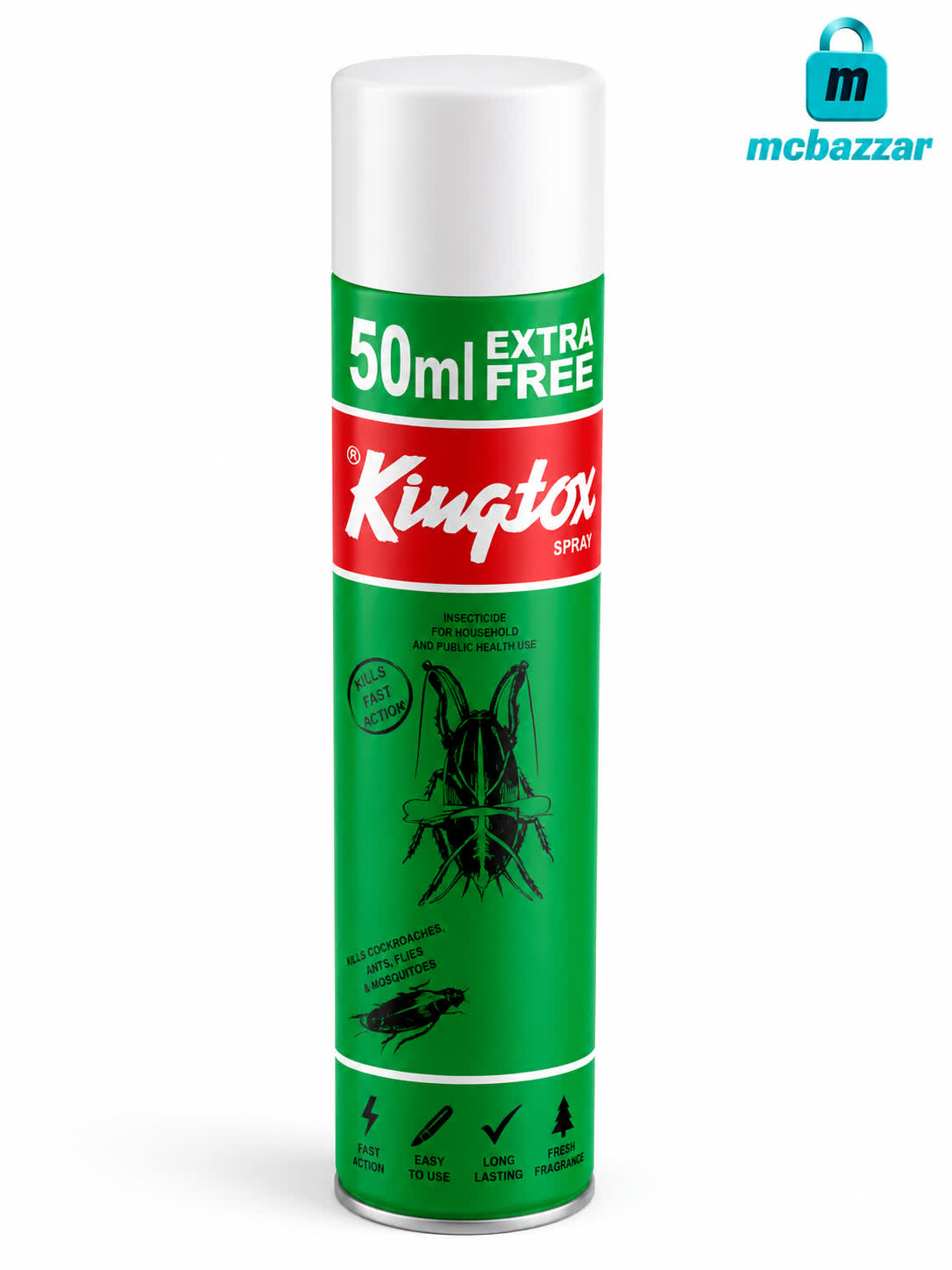 Kingtox Insect Killer Spray – 50ml Extra Free 400ml - Large Size