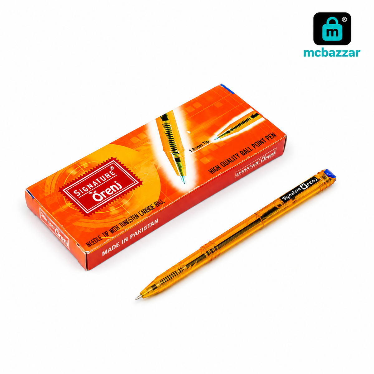 Signature Orenj Ball Point Pen (10 PC's)