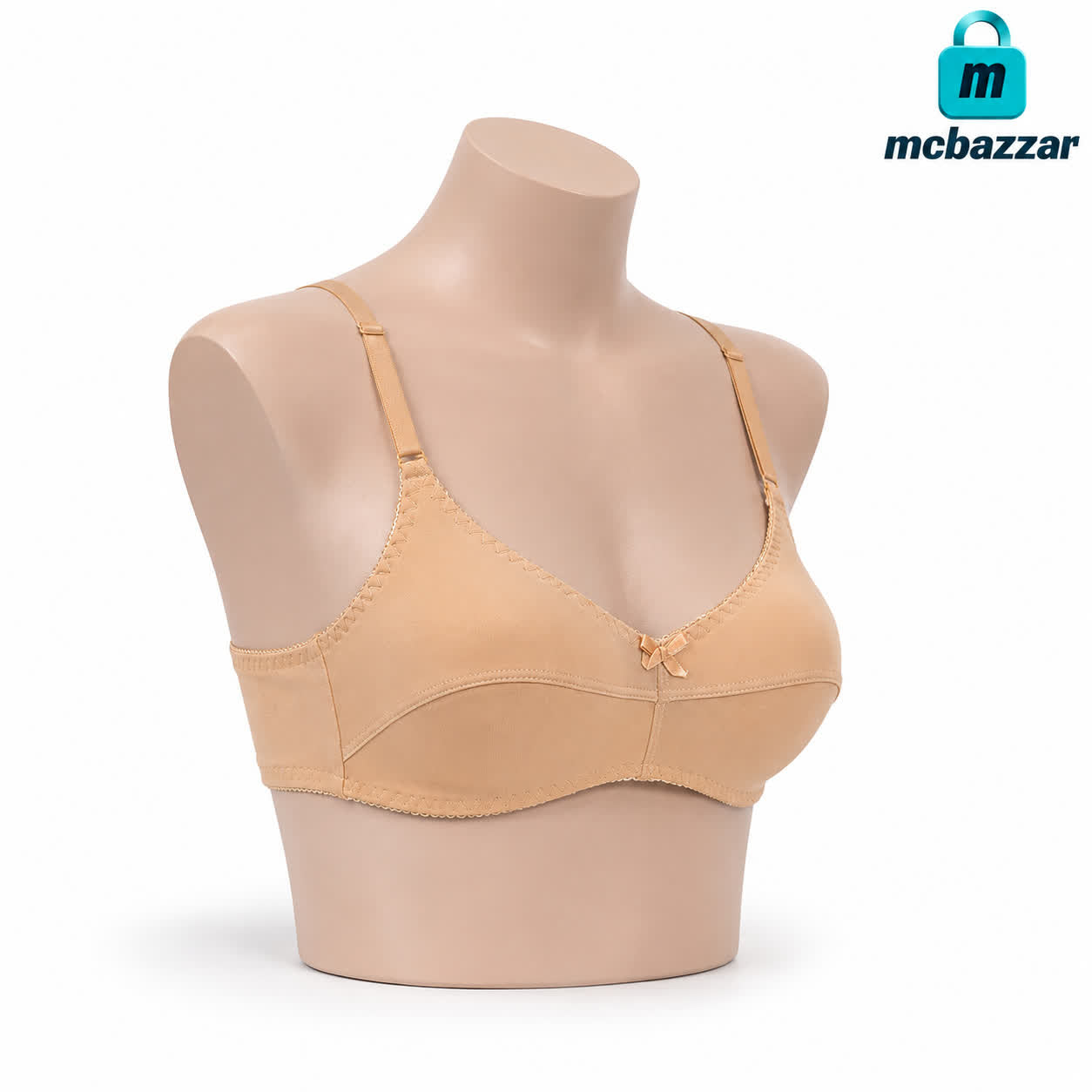 Amoreena Cotton Bra – B Cup Size 32 to 40 (Available Colors Black & Skin)