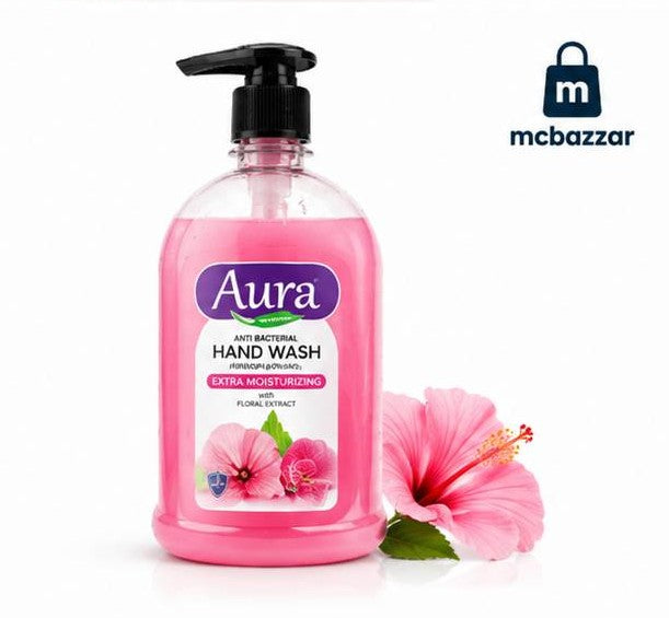 Aura Anti Bacterial Extra Moisturizing Hand Wash Floral Breeze 500ml