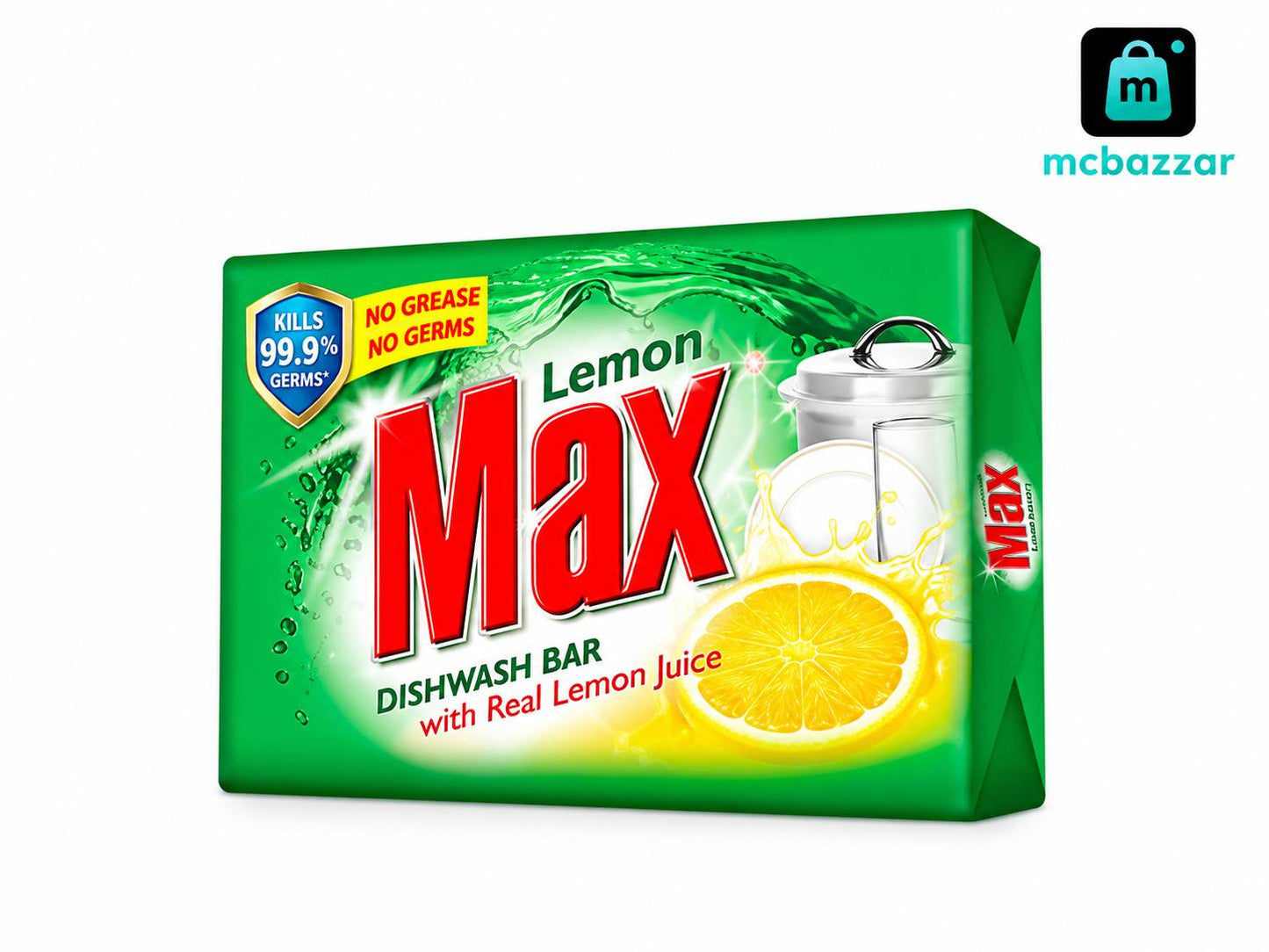 Lemon Max Dishwash Bar 290gram