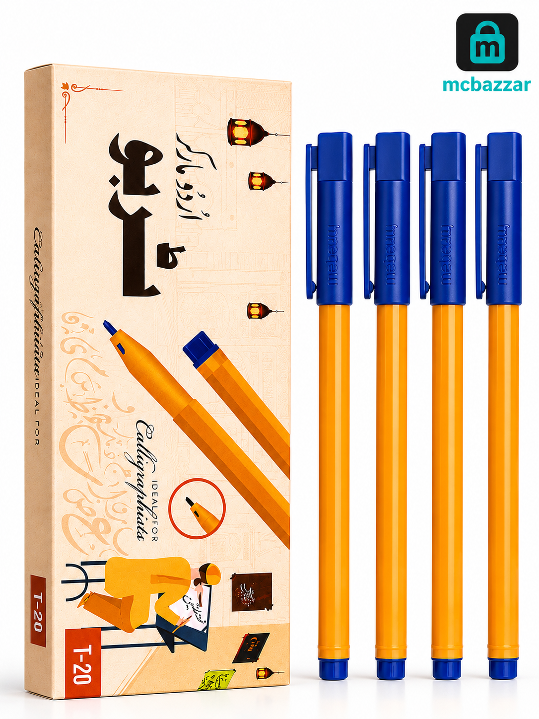 Turbo Urdu Marker Blue 10Pcs