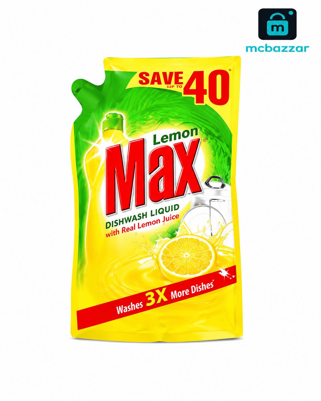 Lemon Max Dishwash Liquid 450ml
