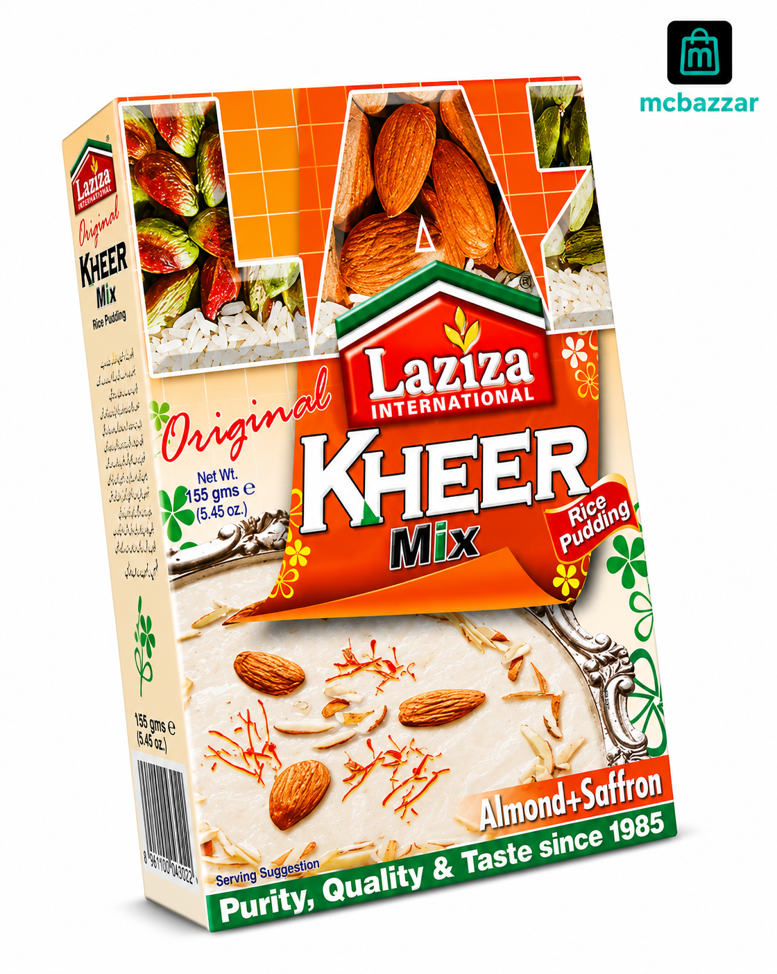 Laziza Kheer Mix Almond+Saffran 155g