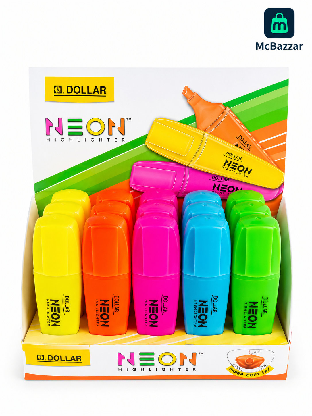 Dollar NEON Highlighter 1 Pc