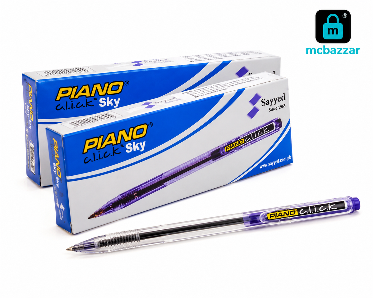 Piano Click Sky Ball Pen – (Pack of 10