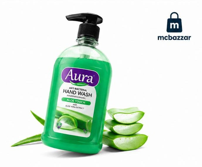Aura Anti Bacterial Aloe Touch Hand Wash 500ml