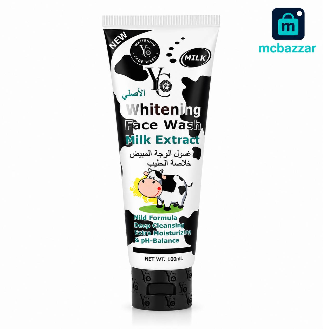 YC Whitening Face Wash With Milk Extract 100ml