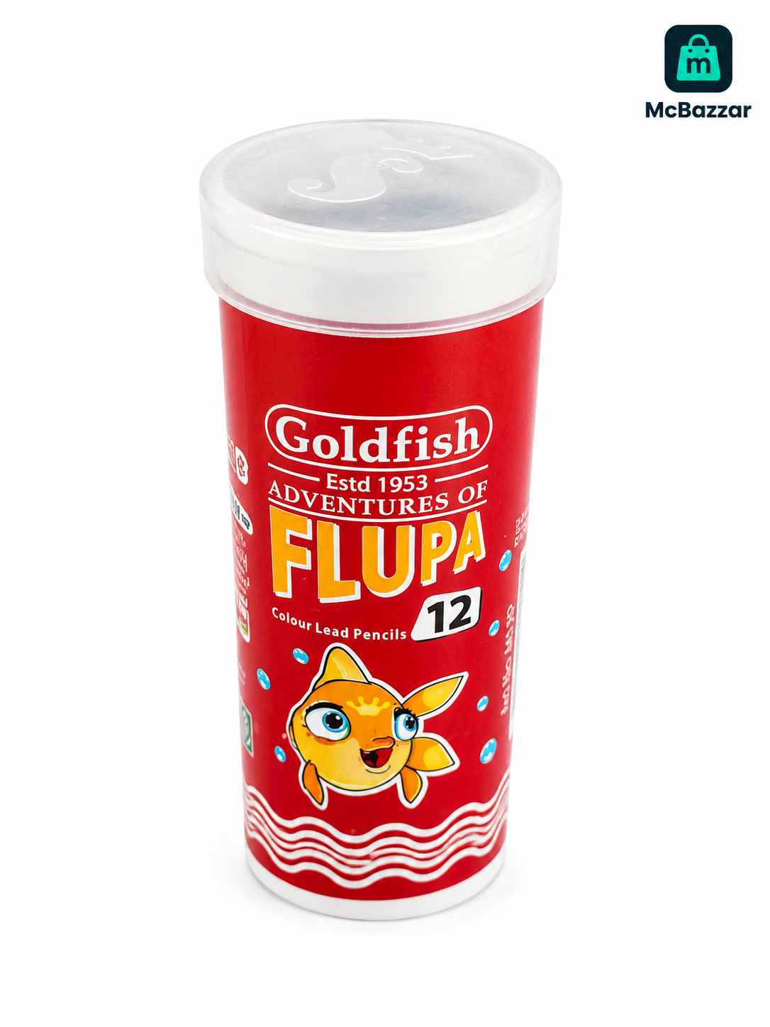 Goldfish Flupa 12 colour half Pencil