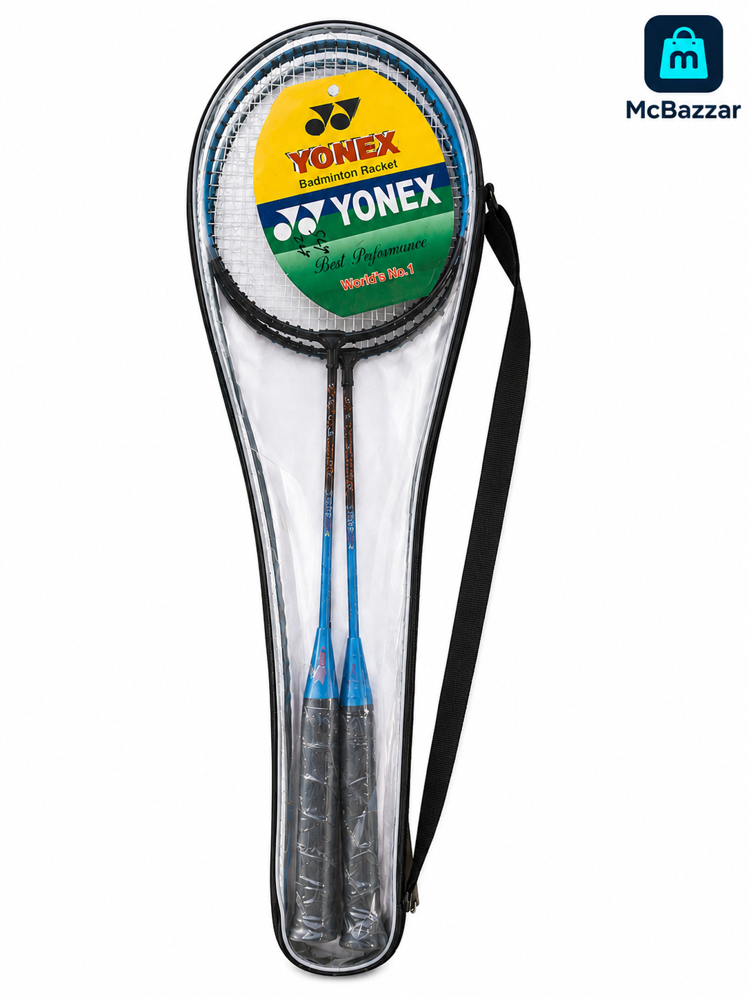 Yonex Badminton Racket Premium Quality 2 Rackets with Cover