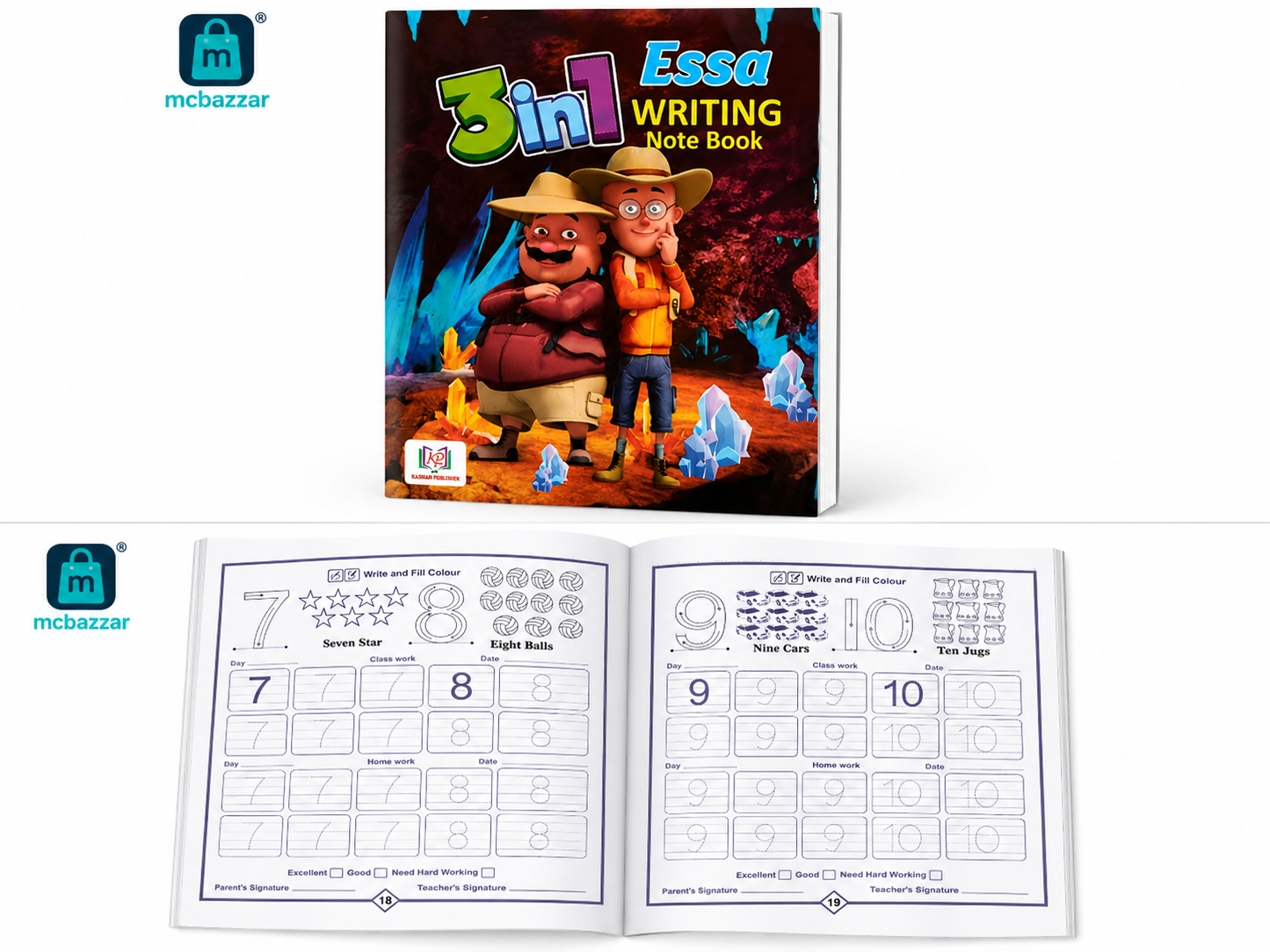3 in 1 Writing Book Normal Quality