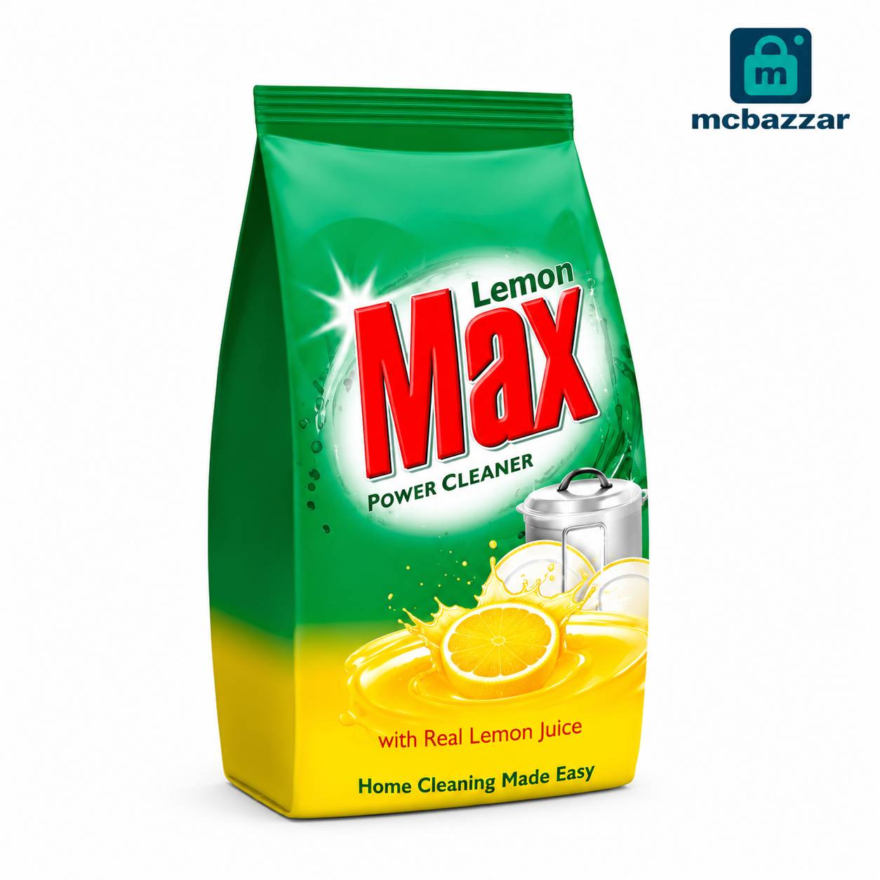 Lemon Max Dishwash Powder Bag 790g