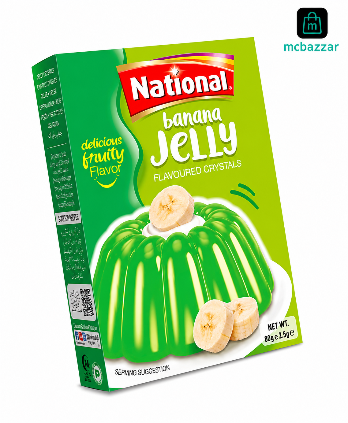National Banana Jelly Powder 80g +5g