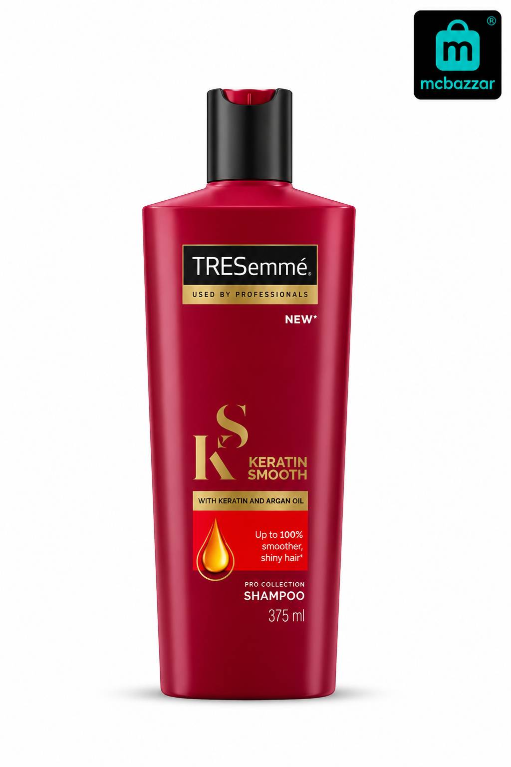 Tresemme Keratin Smooth Shampoo 360ml - Keratin And Argan Oil Pro Collection