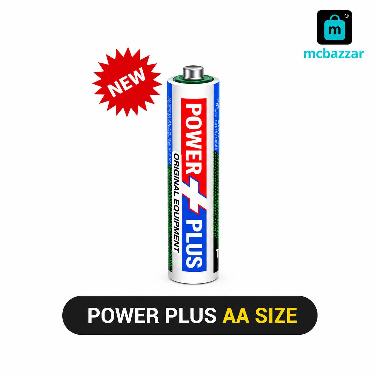 Power Plus Heavy Duty Cell AA Size - 1.5V