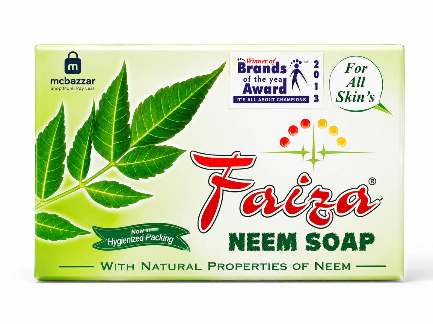 Faiza Neem Soap Original – Natural Herbal Skin Care Bar