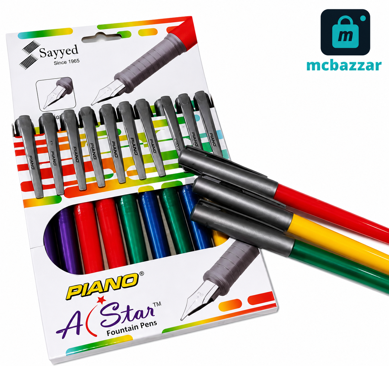 Piano A Star fountain Pen (1PC)