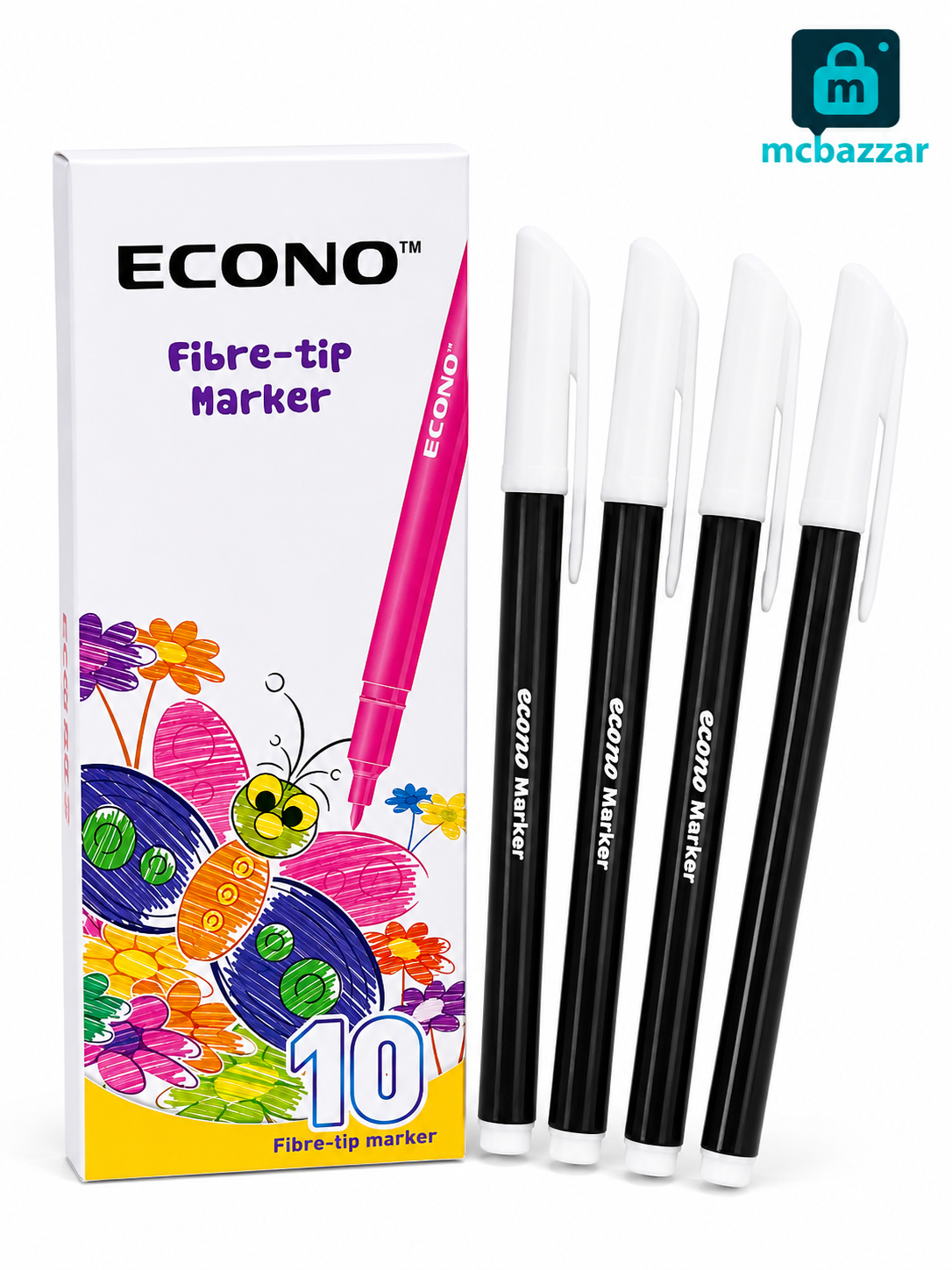 Dollar Econo Fiber Tip Marker (10Pcs)