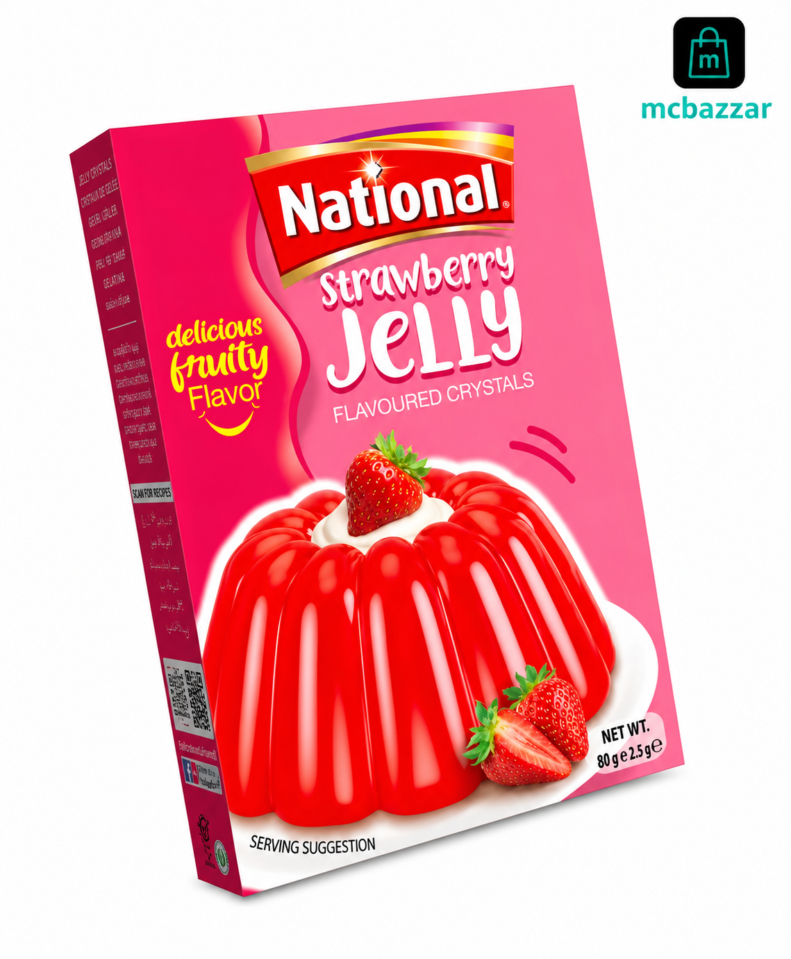 National Strawberry Jelly Powder 80g+5g