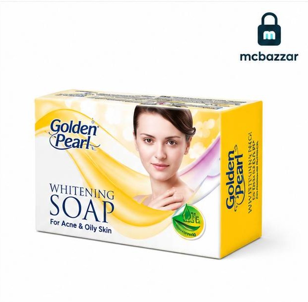 Golden Pearl Whitening Soap For Acne & Oily Skin 100g