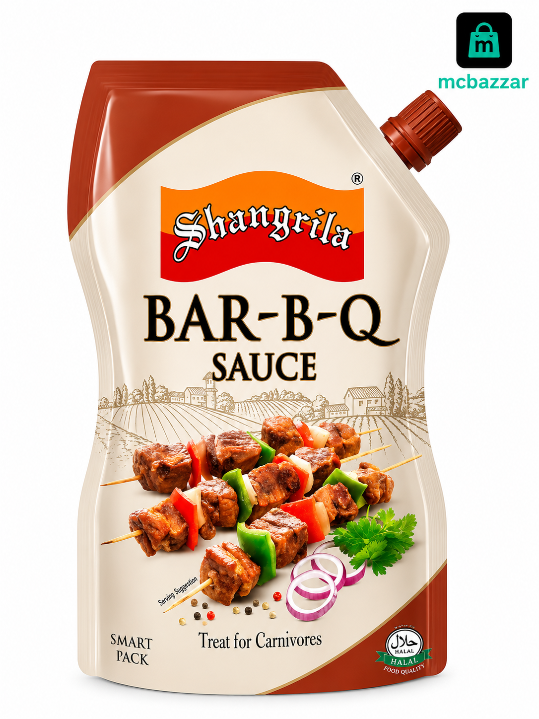 Shangrila Bar B.Q Sauce 400g Pouch Packing