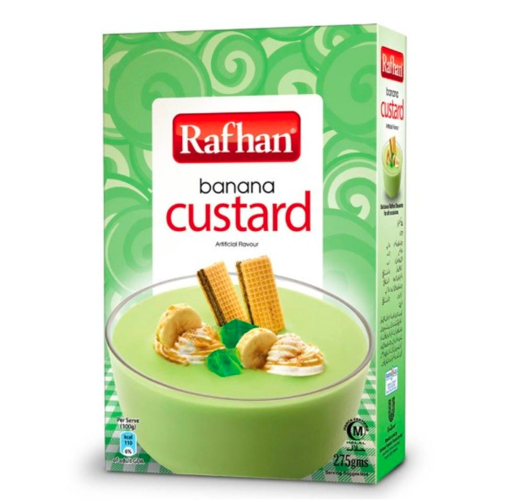 Rafhan Banana Custard 275g