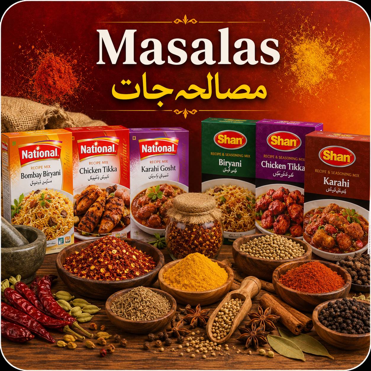 Masalas | مصالحہ جات
