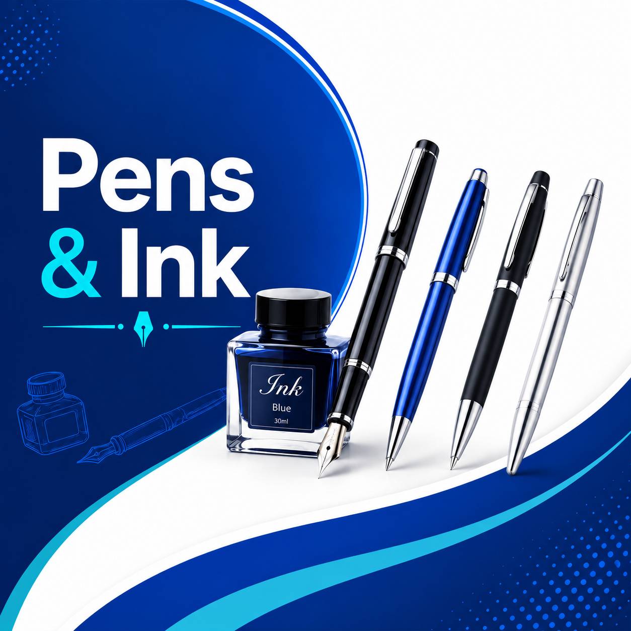 Pens & Ink