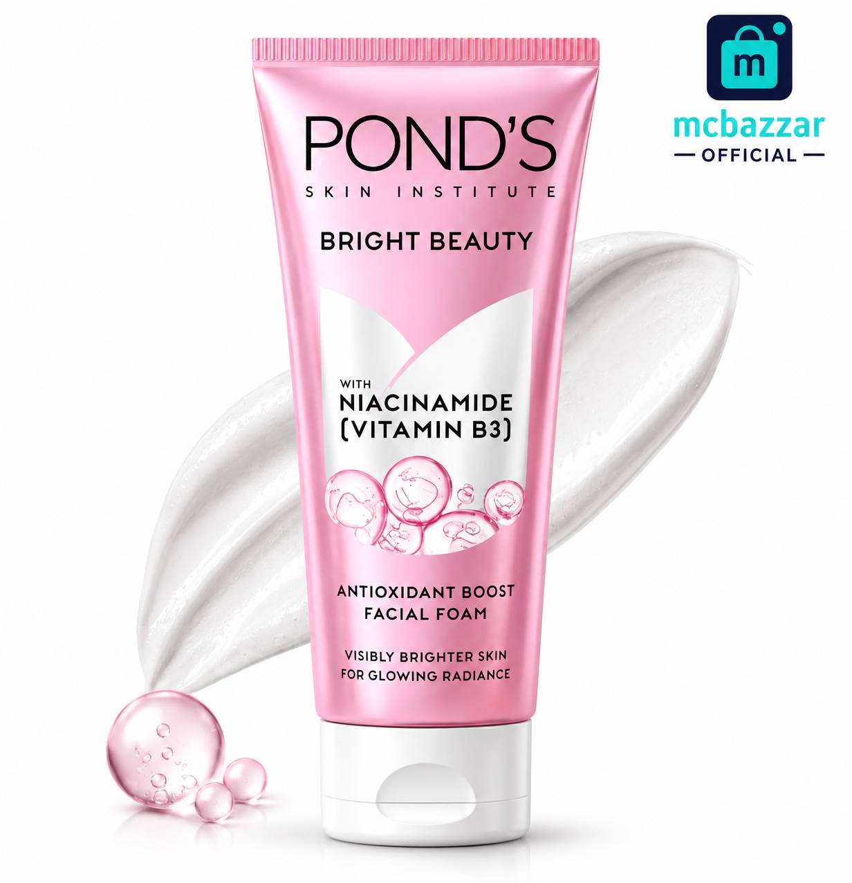 Pond's Bright Beauty Niacinamide (Vitamin B3) Face Wash 50g