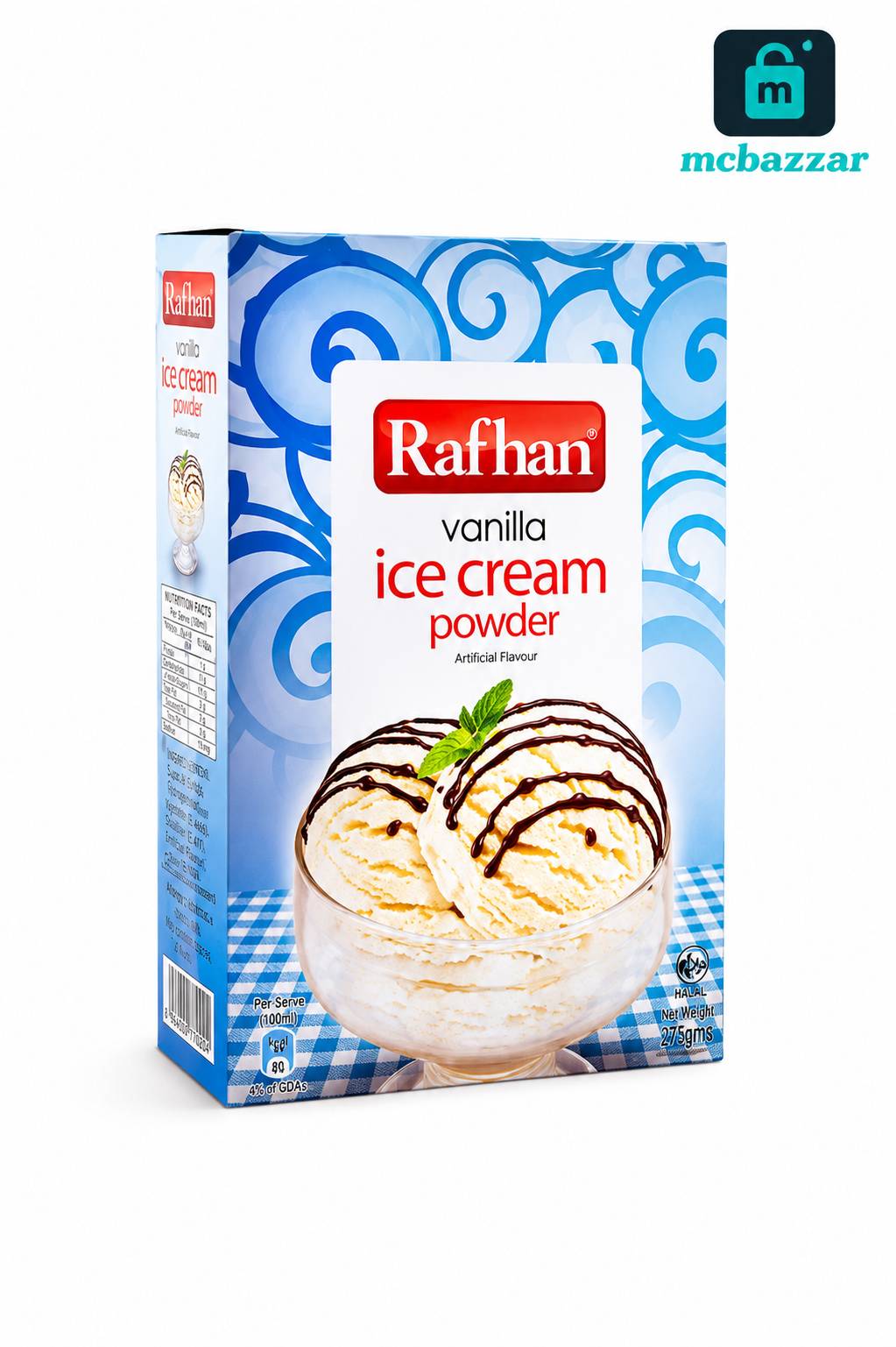 Rafhan Ice Cream Powder Vanilla flavoured 275g