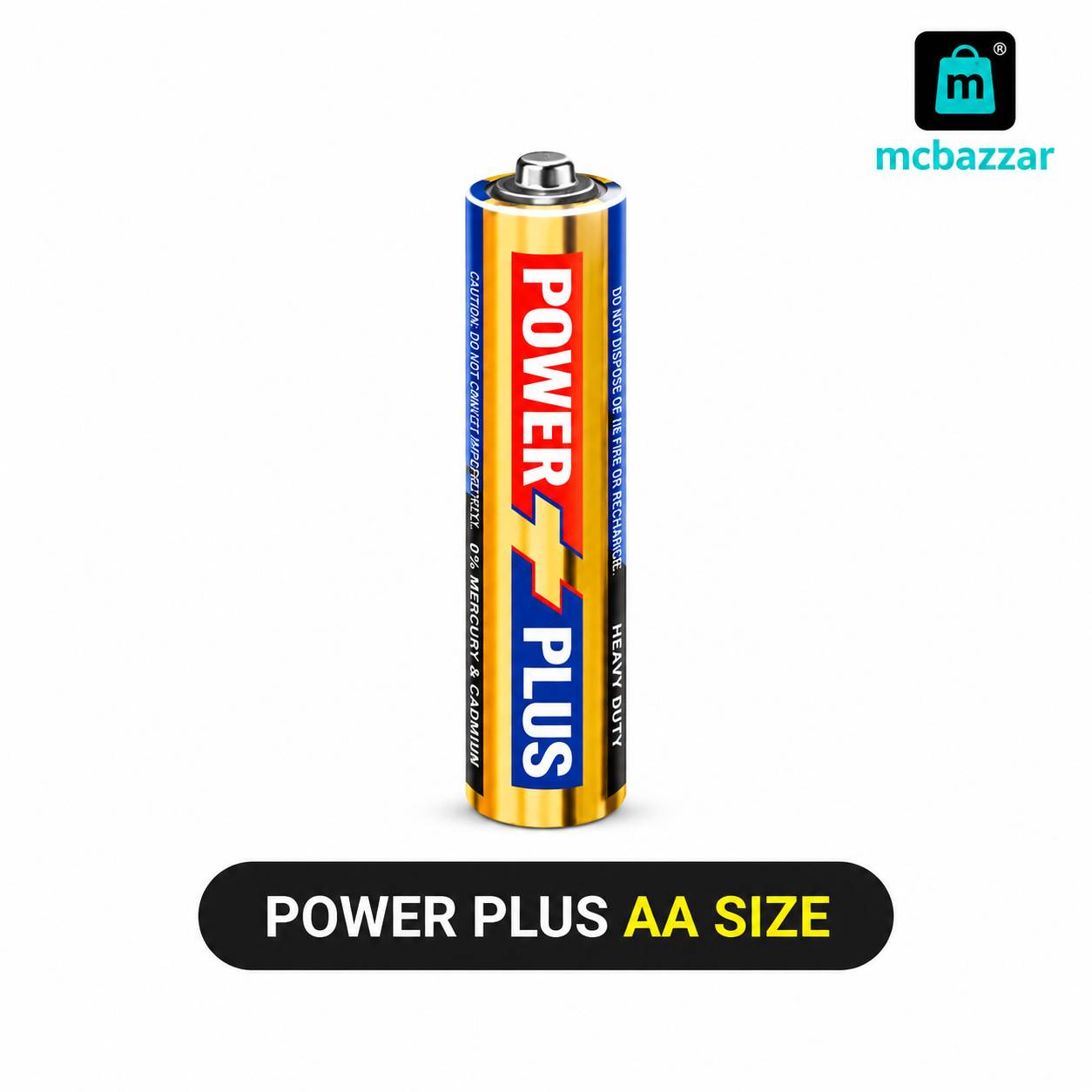 Power Plus Premium Gold Cell AA Size - 1.5V