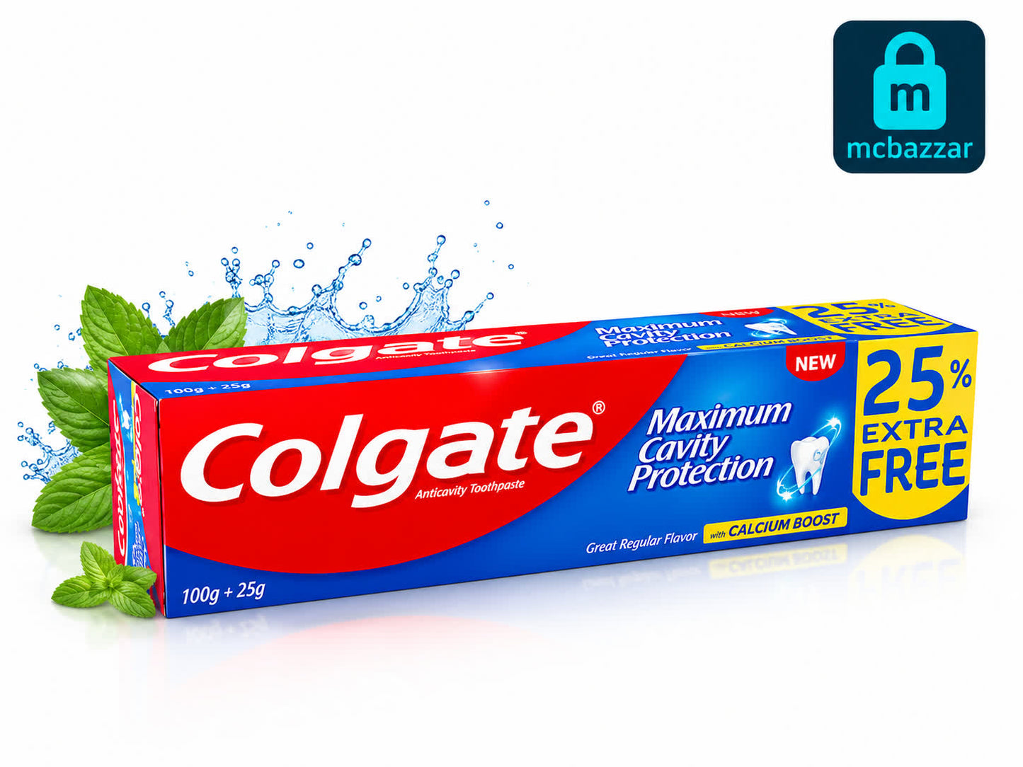 Colgate Maximum Cavity Protection Toothpaste 125g (100g + 25g Extra Free)