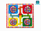 Cardboard Ludo Board Game with Goat 14" × 19" Size