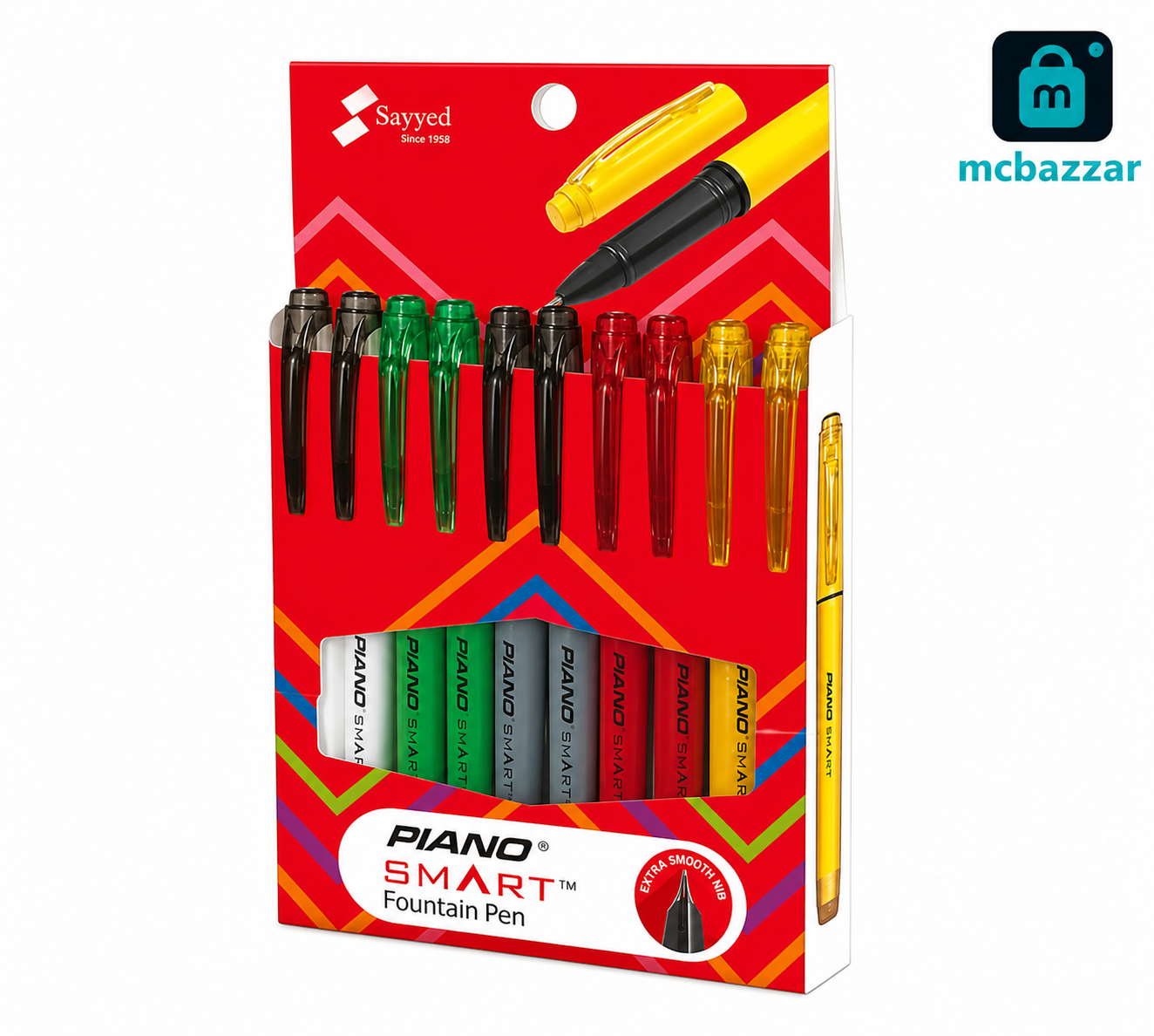 Piano Smart Fountain ink Pen (1PC)
