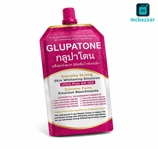 Glupatone GS-120 Skin Whitening Emulsion – Extreme Strong Formula 50g