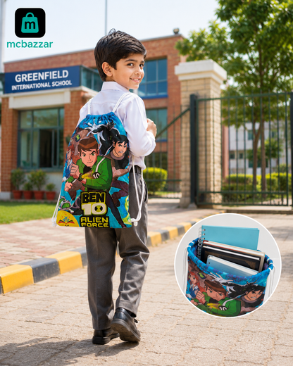 Non Woven Carton Character Drawstring Bag