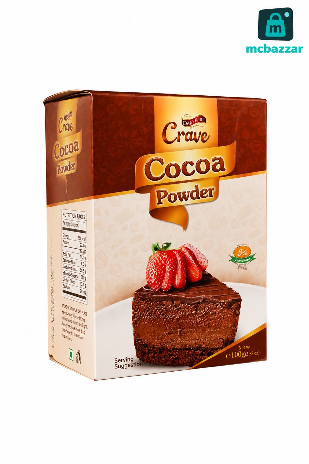 Youngs Crave Cocoa Powder 100gm
