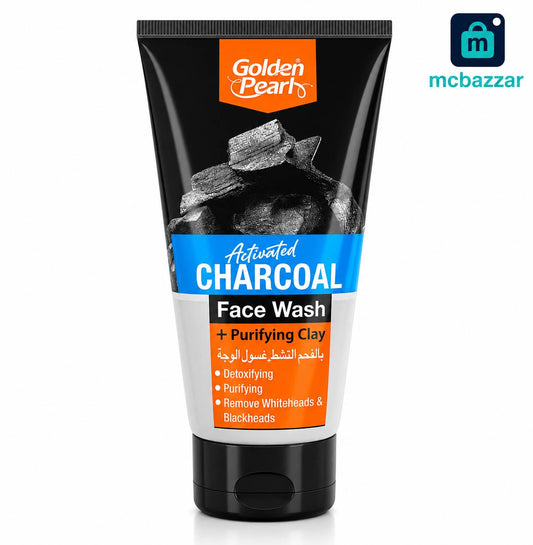 Golden Pearl Activated Charcoal+Purifying Clay Face Wash 150ml