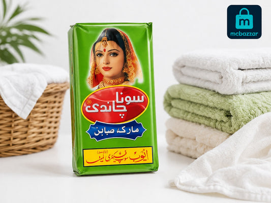 Sona Chandi Laundry Soap Bar – Premium Cloth Washing Soap