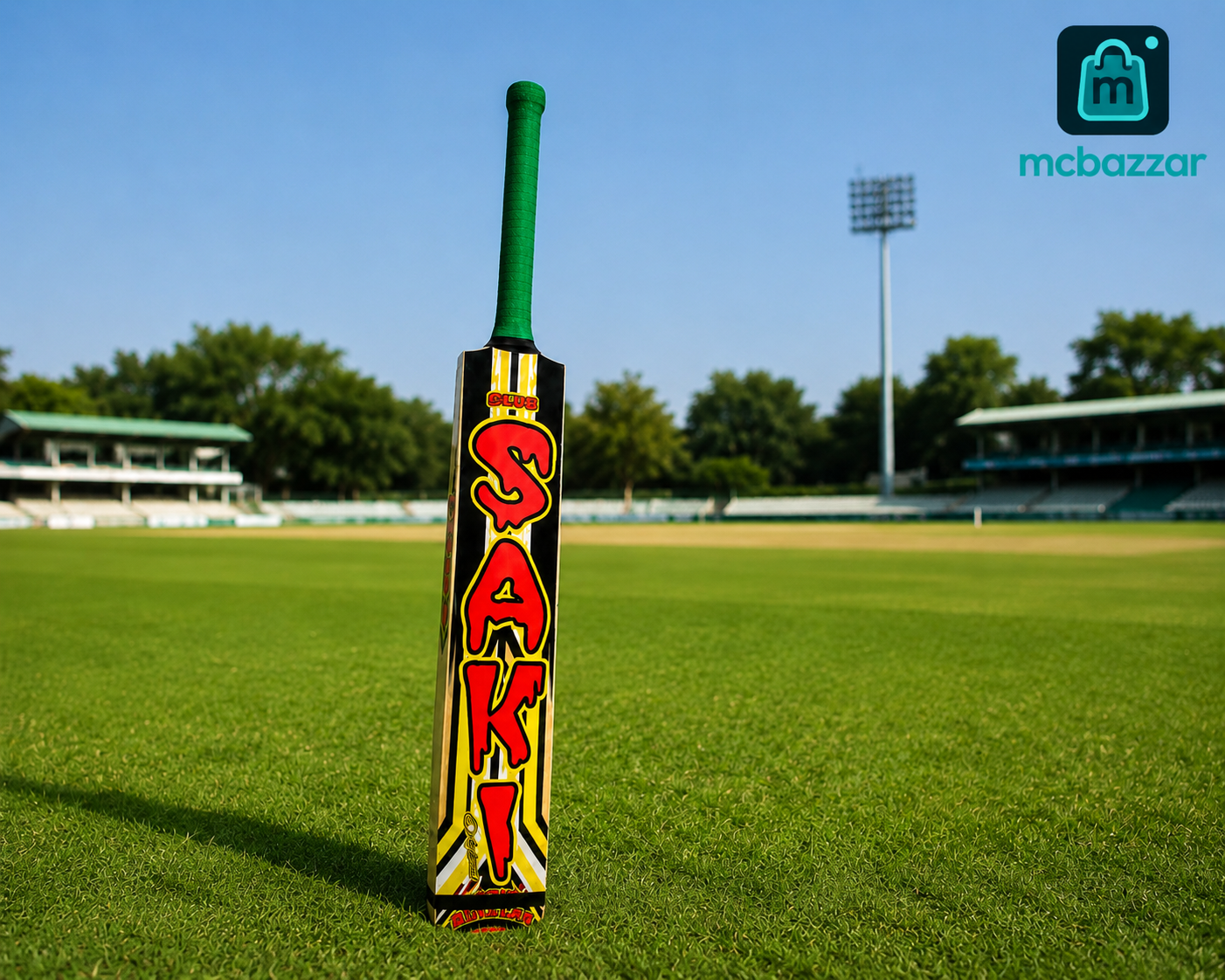 SAKI Brand kids Wooden Cricket Bat 28 Inch Length, 4 Inch Width