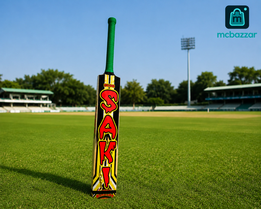 SAKI Brand kids Wooden Cricket Bat 28 Inch Length, 4 Inch Width