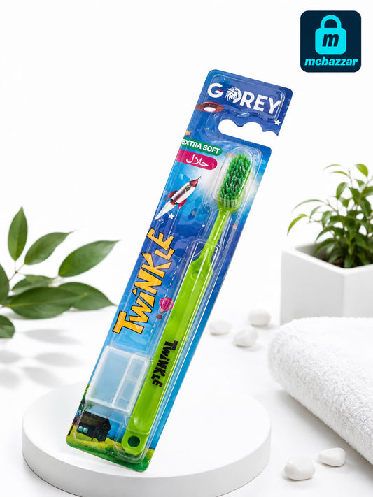 Gorey Twinkle Extra Soft Kids Toothbrush with Protective Cap