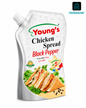 Youngs Chicken Spread Black Pepper Mayonnaise 200ml Packing