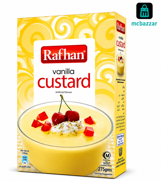 Rafhan Vanilla Custard 275g رفحان کسٹرڈ پاؤڈر