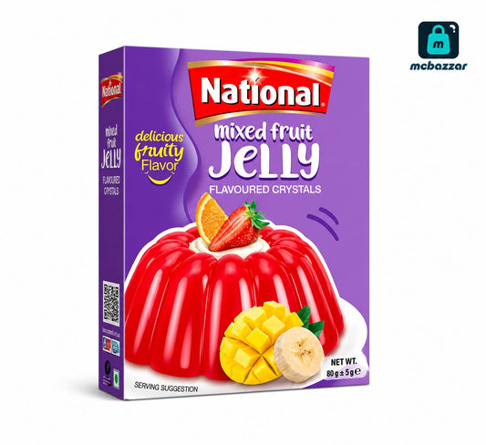 National Mix Fruit Jelly Powder 80g + 5g